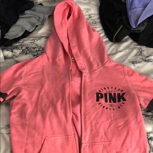 PINK zip up sweatshirt